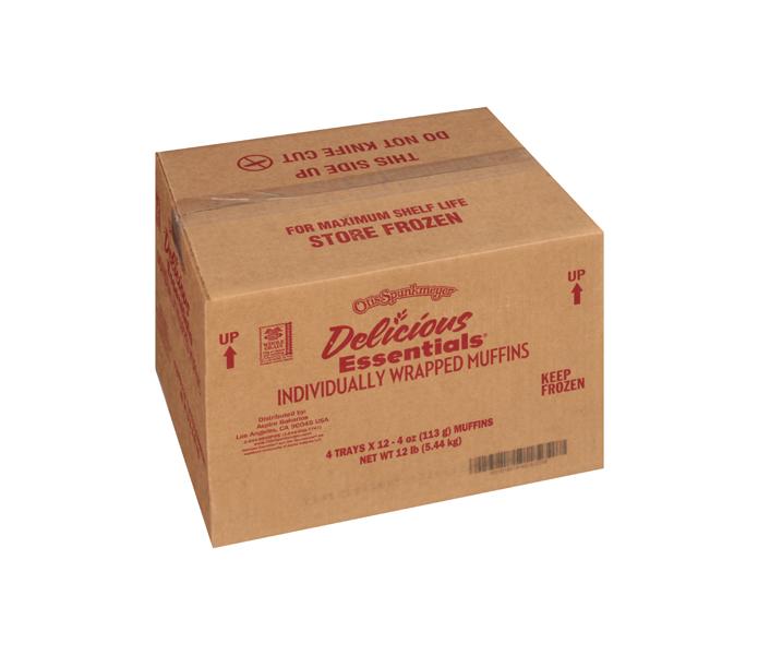 Delicious Essentials 4 oz. Whole Grain Banana Muffins | Otis